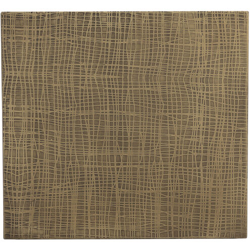 Albans 22 X 22 inch Brass / Black Side Table